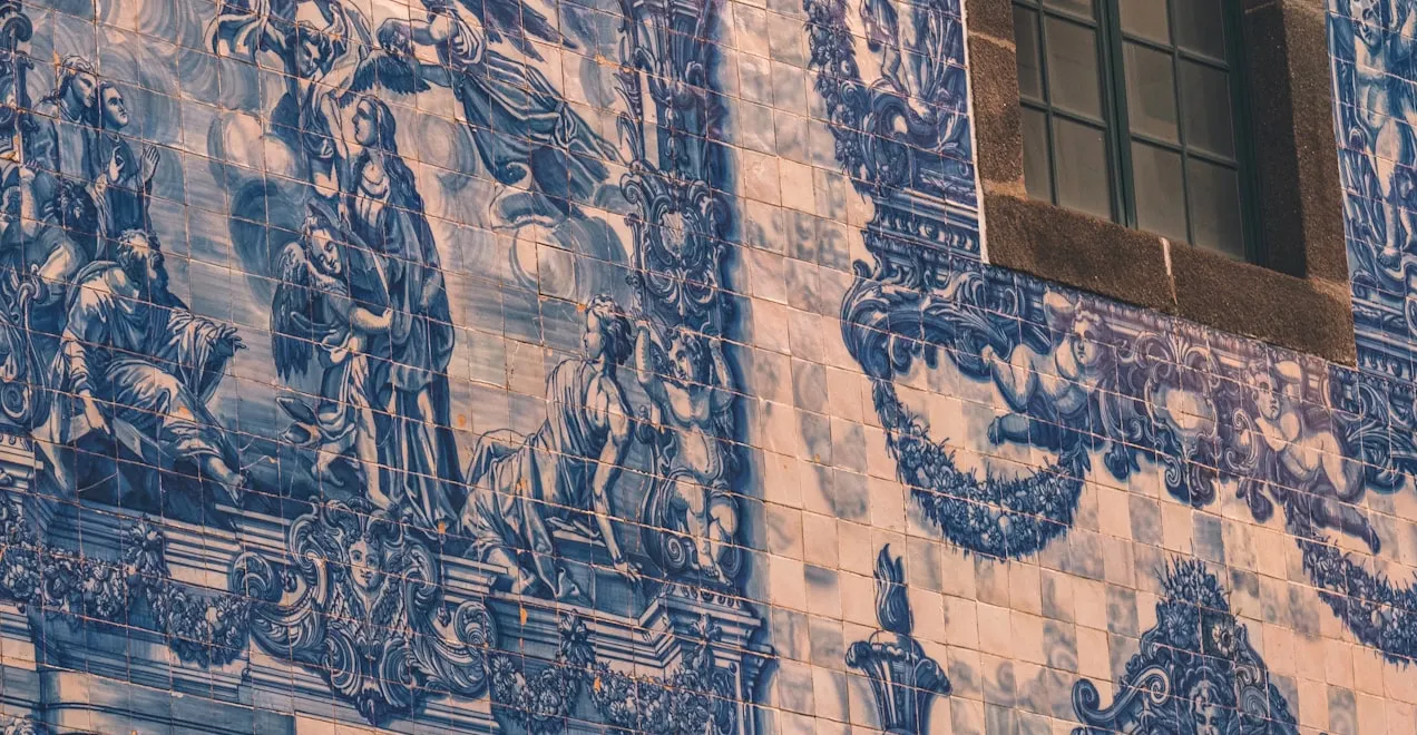 Traditionelle portugiesische Azulejo-Fliesen